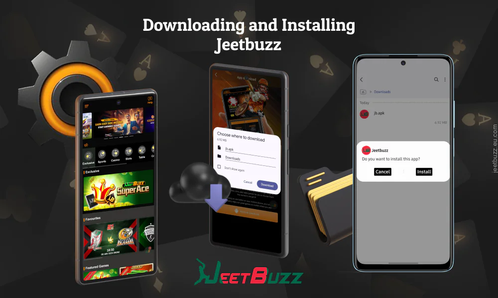To download and install Jeetbuzz mobile app on Android, visit the official website, download the APK file and follow the on-screen instructions
